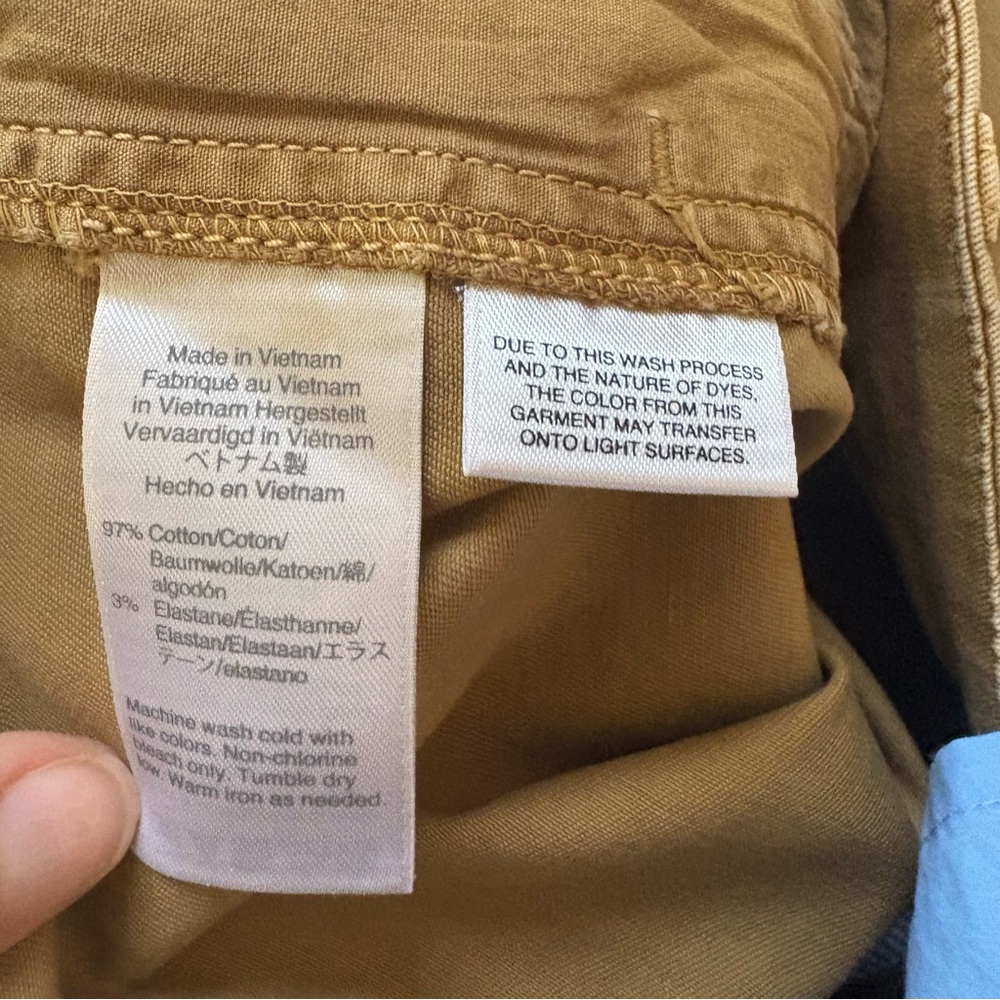 J Crew Classic Caramel Colored Women's Chino Shorts - Picture 4 of 4